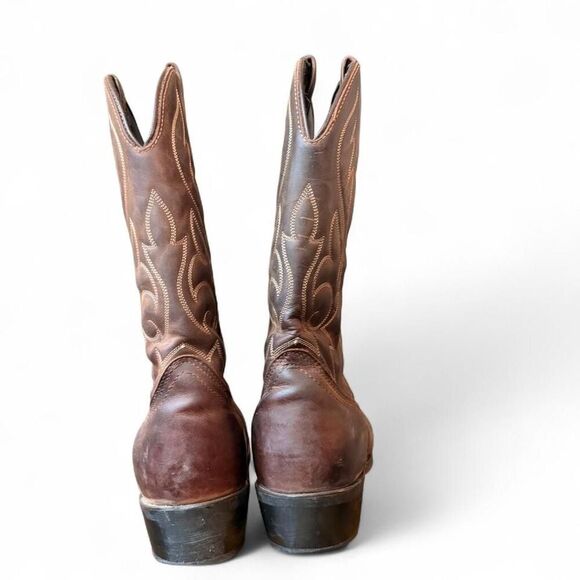 Masterson RB876 Men’s Size 13D Brown Leather Western Boots Oil Resistant main image 4